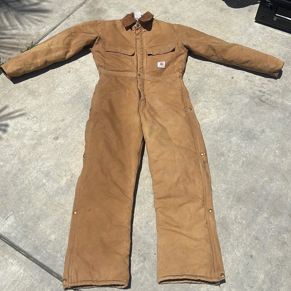 Carhartt insulated coveralls